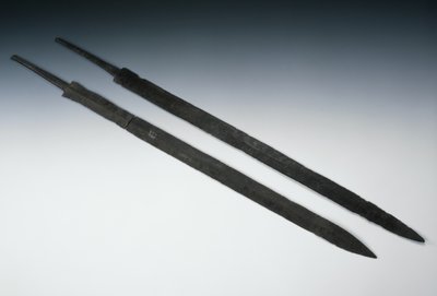 Auxiliary swords or spathae, from the Roman site at Newstead, Melrose, AD 80-100 by Roman